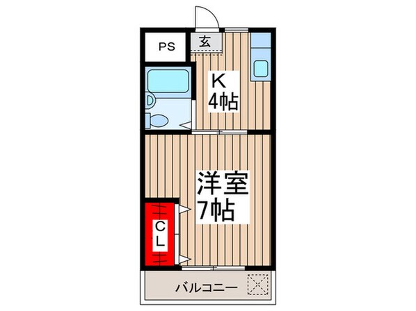 榎本ハイツの物件間取画像